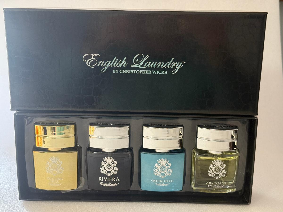 English Laundry Christopher Wicks Men's 4 Pc Cologne Gift Set Travel Size