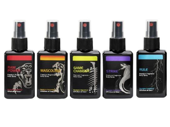 Designer Imposters Men's Fragrance Body Spray Combo 1.5 Ounces Each SET OF 5