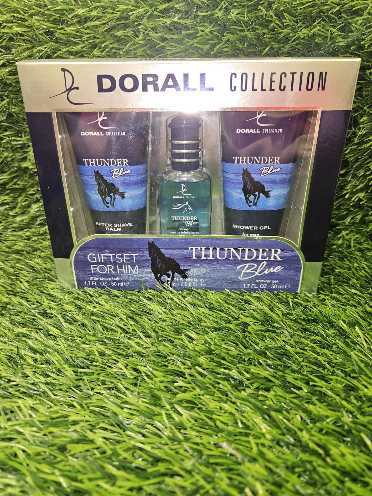 THUNDER BLUE men's designer cologne with a 3 piece Gift Set by DORALL COLLECTION