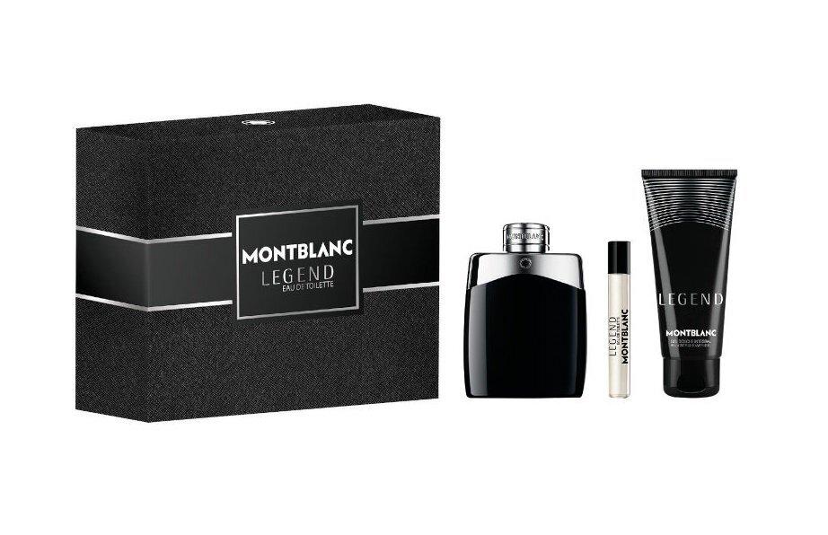 Mont Blanc Legend 3.3 oz EDT spray mens cologne+ 3.3 gel+ travel spray Set NIB