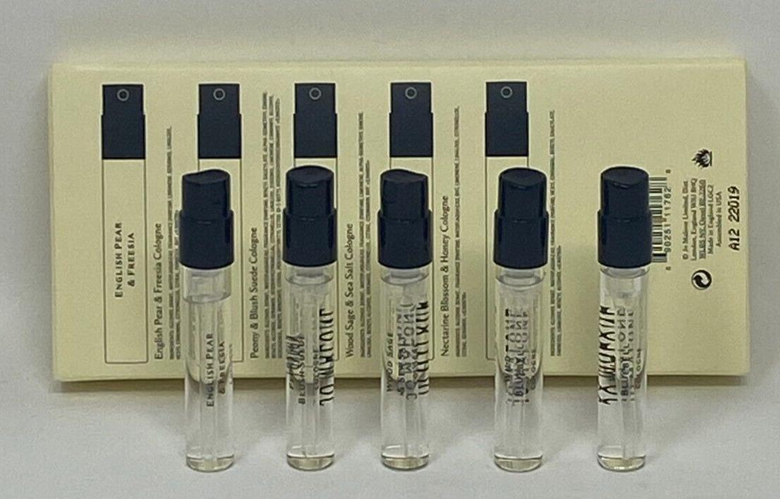 Jo Malone Cologne Discovery Collection .05 oz Set of 5 Vials Brand New