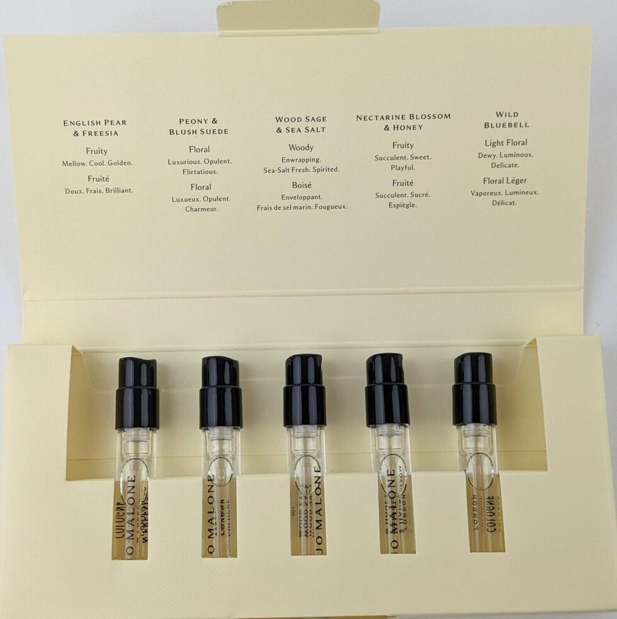 Jo Malone Cologne Discovery Collection  5 PC Set 0.05 oz/1.5 ml each  New in Box