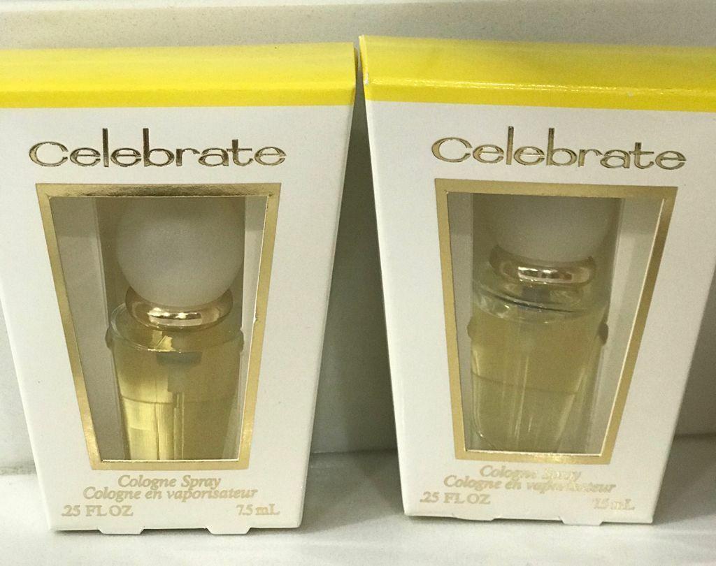 Celebrate Cologne Spray 0.25 fl oz/7.5 ml (Set of 2) (Unsealed-New) Hard to find