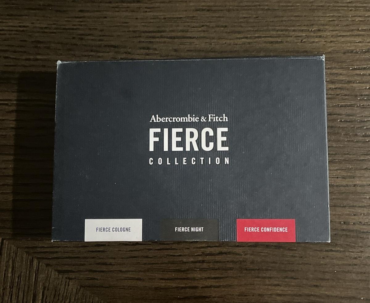 Abercrombie & Fitch Fierce Elevated Discovery 3 x 0.33 oz  Men's Cologne Set NEW