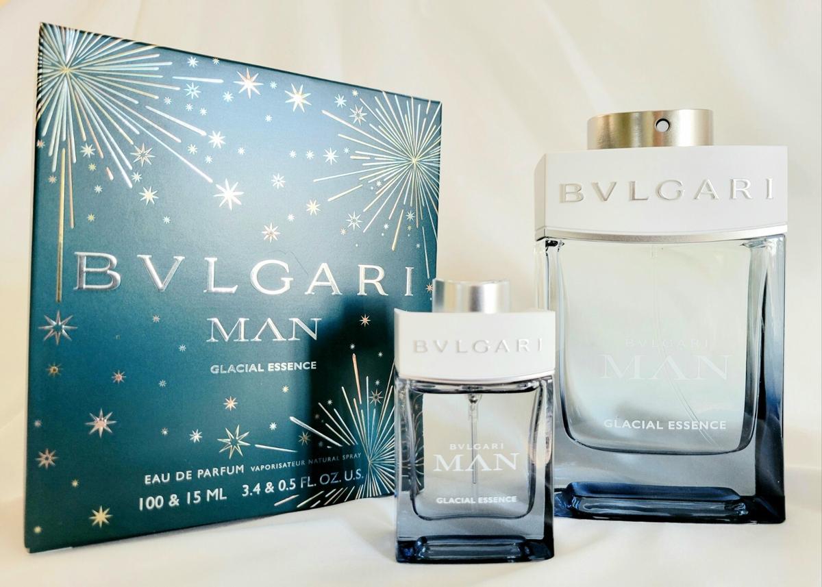 BVLGARI MAN Glacial Essence 3.4 oz EDP spy cologne men +0.5 TRAVEL SET