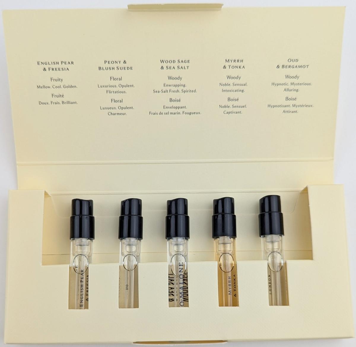 Jo Malone Cologne Discovery Collection + Intense 1.5ml x5 Vials Assorted Set 