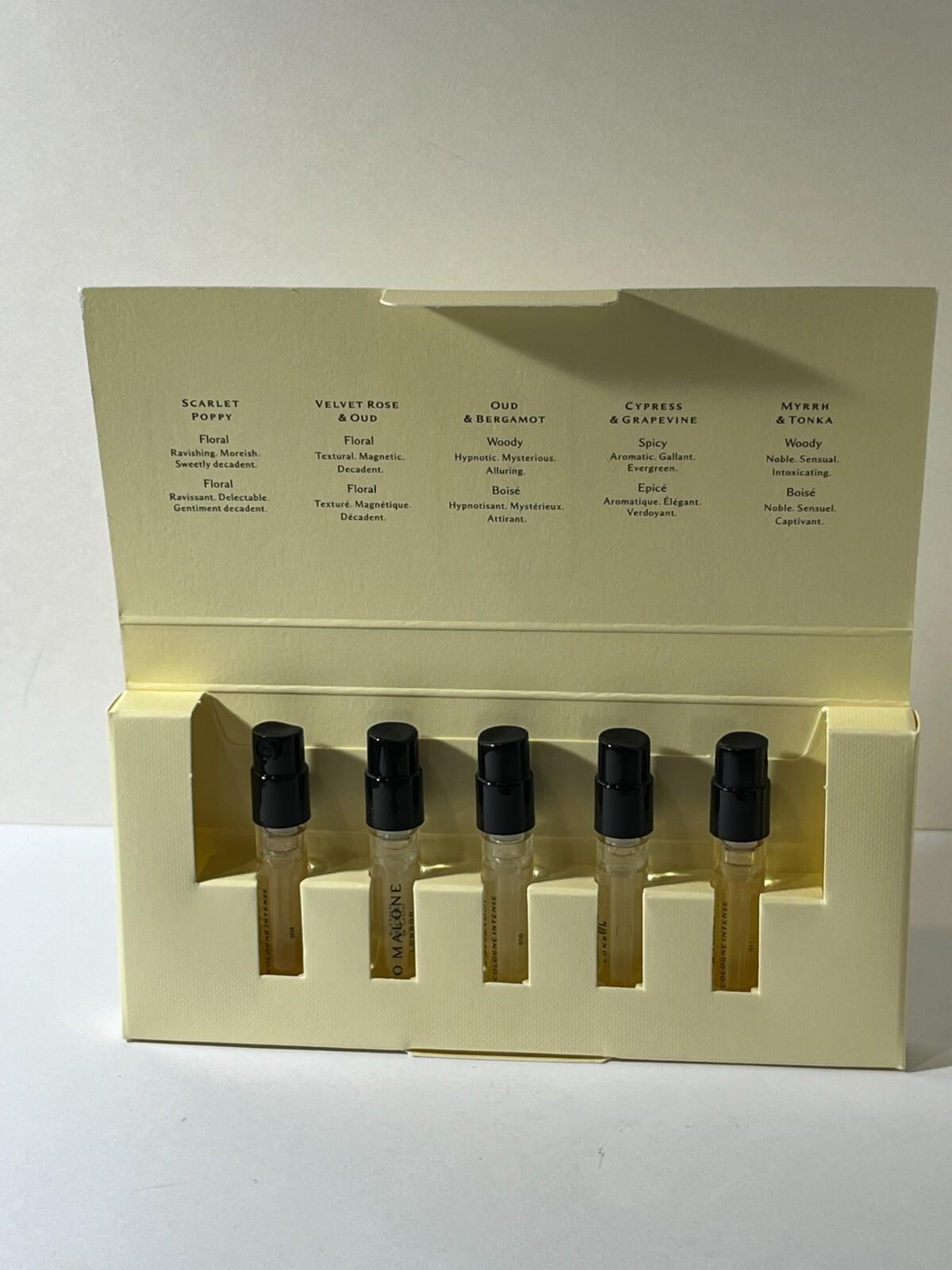 Jo Malone Cologne INTENSE Discovery Set, 1.5ml x5 Vials Assorted Collection New