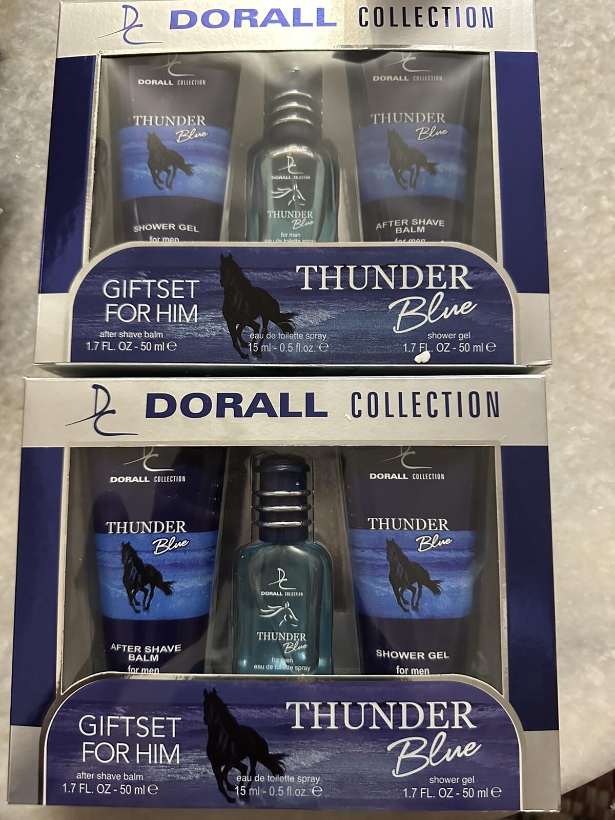 THUNDER BLUE men's designer cologne with a 3 piece Gift Set by DORALL COLLECTION