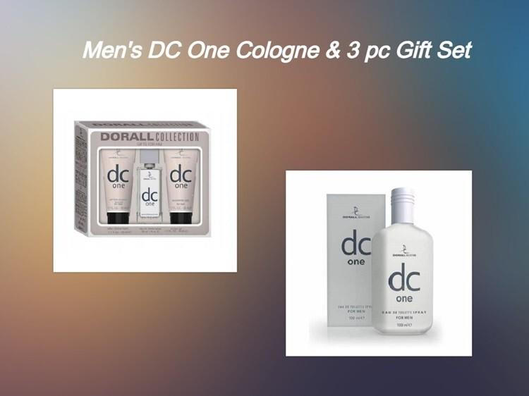 DC ONE men's  designer cologne with a 3 piece Gift Set by DORALL COLLECTION