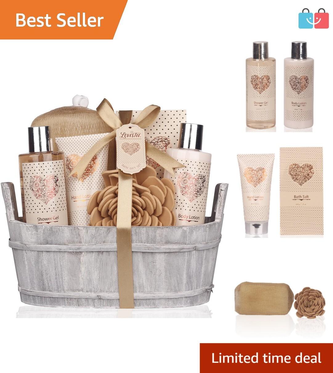 Vanilla Luxury Spa Gift Set – Complete Bath & Body Collection for All Skin Types