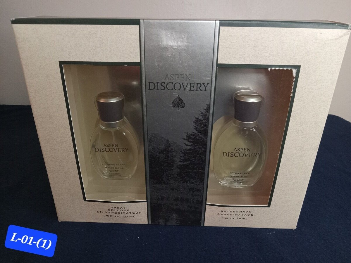 ASPEN DISCOVERY for Men Spray Cologne,  And After Shave Gift Set