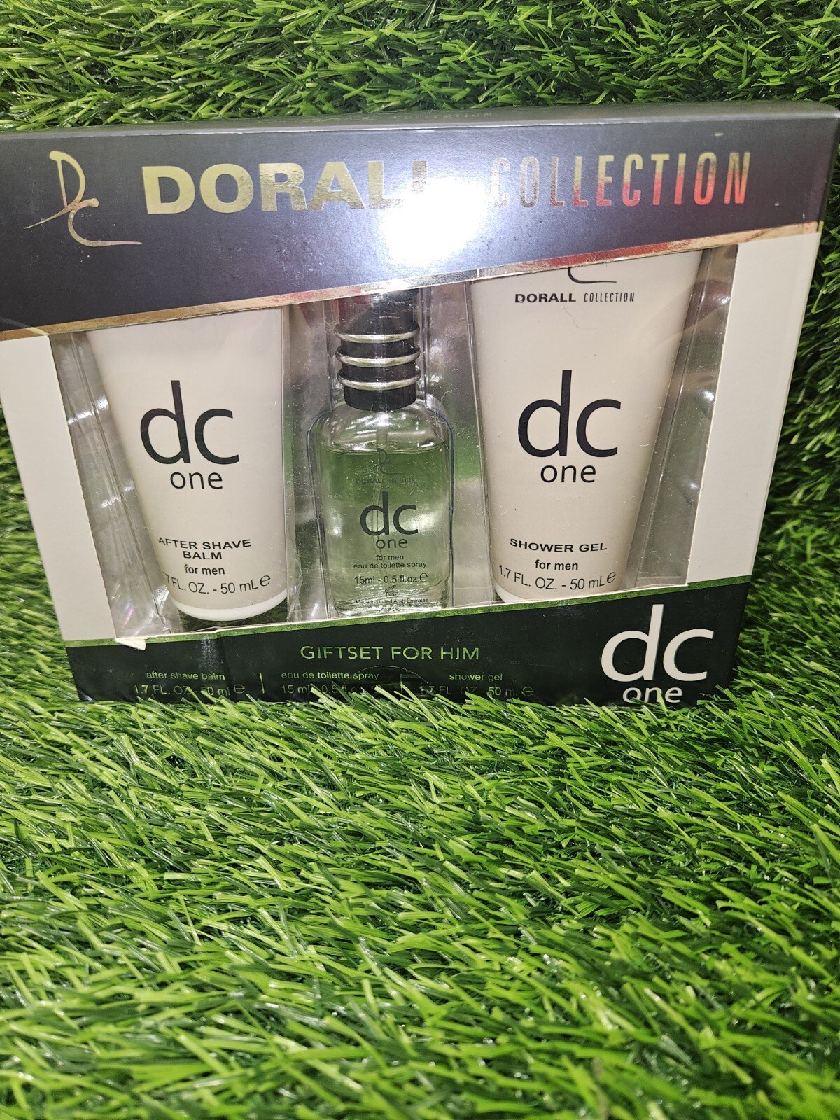 DC ONE men's  designer cologne with a 3 piece Gift Set by DORALL COLLECTION Read