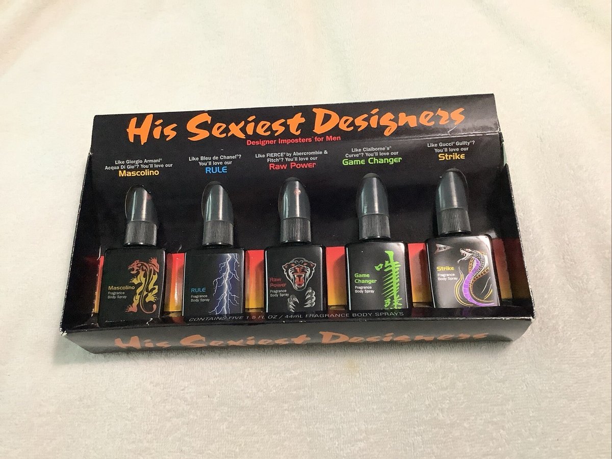 Designer Imposters His Sexiest Men's Fragrance Gift Set Black  Set 1.5 ounces 5