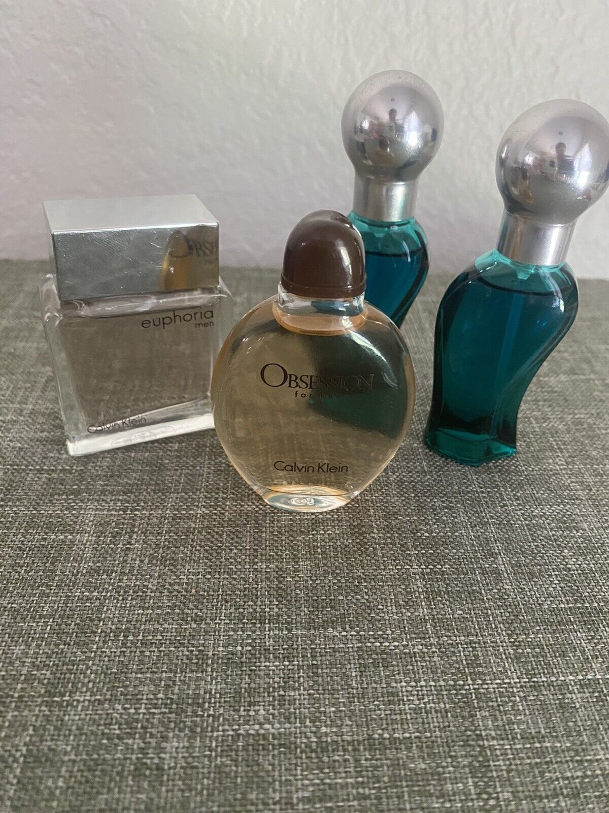 GIORGIO WINGS, CALVIN KLEIN OBSESSION & EUPHORIA Travel Size Cologne Set
